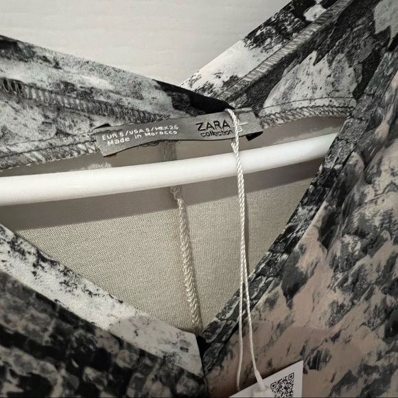 3/$30 NWT Zara Animal Print Kimono Style Top - Picture 3 of 8